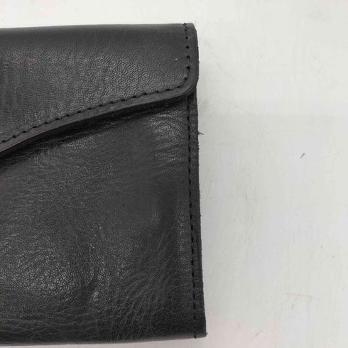 ダブルアールエルラルフローレン RRL RALPH LAUREN 本革 牛革 リアル カウ レザー コンチョ ロング ウォレット 長財布 ブラック メンズ