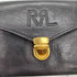 ダブルアールエルラルフローレン RRL RALPH LAUREN 本革 牛革 リアル カウ レザー コンチョ ロング ウォレット 長財布 ブラック メンズ