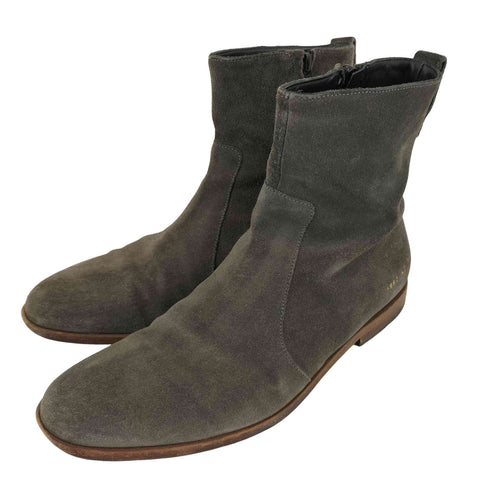 ロバートゲラー ROBERT GELLER COMMON PROJECTS サイドジップ スウェード ブーツ イタリア製 メンズ EUR:42