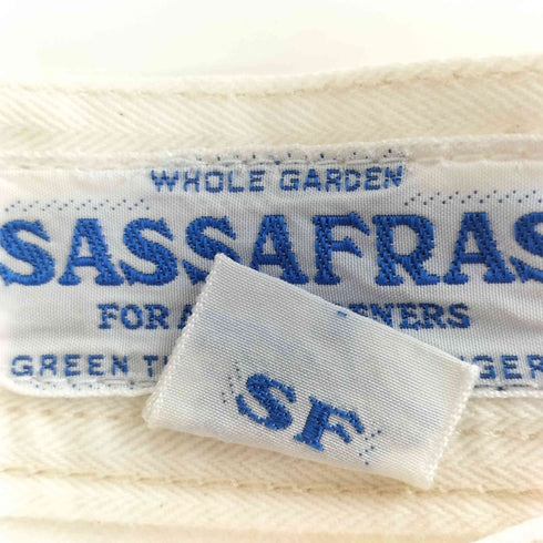 ササフラス SASSAFRAS ヘリンボーン カンガルーポケット ボタンフライ パンツ メンズ JPN:S