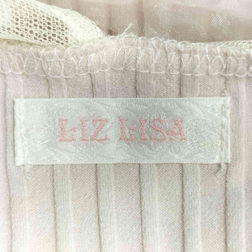 リズリサ LIZ LISA ハートヨクリブ刺繍トップス レディース JPN:0