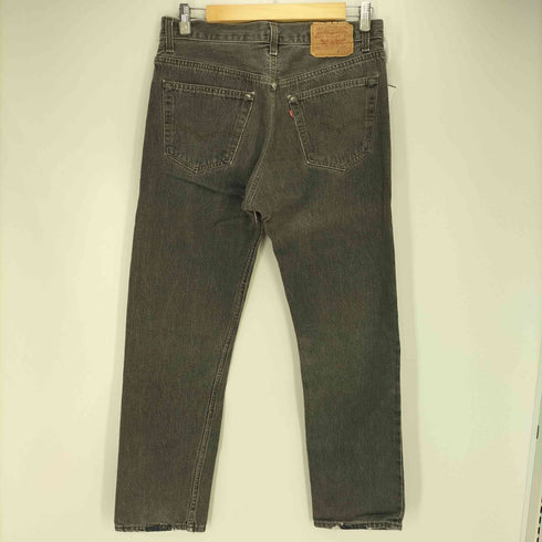 リーバイス Levis 90S 501 USA製 653 ボールドウィン工場 先染めブラック ボタンフライ デニム パンツ メンズ W32 L30