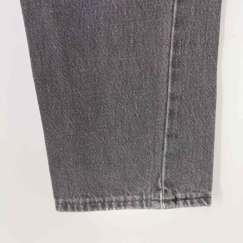 リーバイス Levis 90S 501 USA製 653 ボールドウィン工場 先染めブラック ボタンフライ デニム パンツ メンズ W32 L30