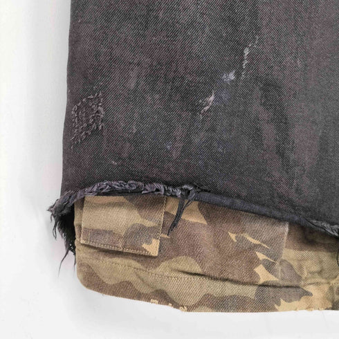 underwater layered denim shorts メンズ 175/84