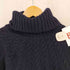 バーバリーブラックレーベル BURBERRY BLACK LABEL タートルネック ケーブルニット ケープ レディース FR:38