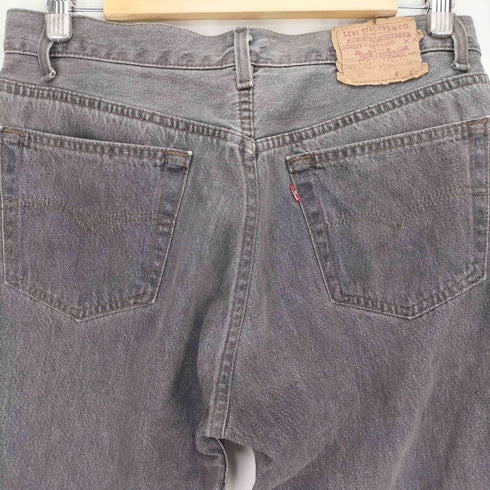 リーバイス Levis 90S 501 USA製 ボタン裏544 マッカレン工場 先染めブラック ボタンフライ デニム パンツ メンズ W33 L34
