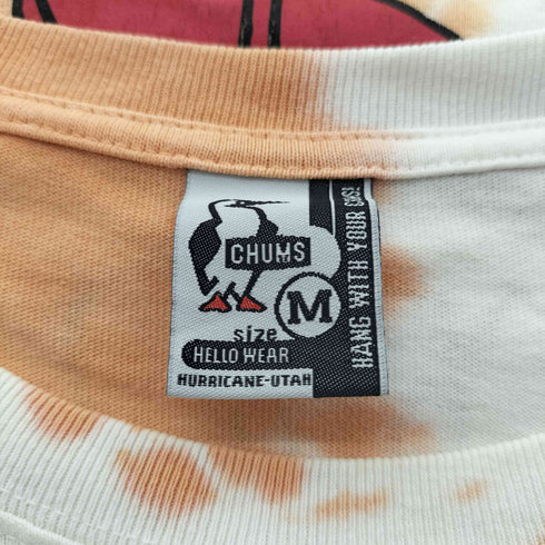 チャムス CHUMS 40周年 40 イヤーズ オールド ブービー クルーネック Tシャツ タイダイ メンズ import:M