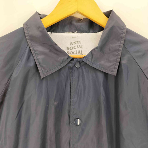 アンチソーシャルソーシャルクラブ ANTI SOCIAL SOCIAL CLUB ロゴ バックプリント コーチジャケット メンズ import:XL