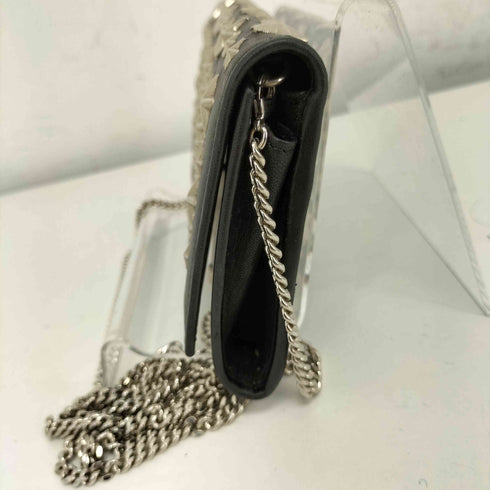 ジミーチュウ JIMMY CHOO スタースタッズ チェーンショルダーウォレット レディース