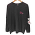 ステューシー Stussy Stock Logo ラメ ストックロゴ 両面プリント 長袖 カットソー メンズ import:L