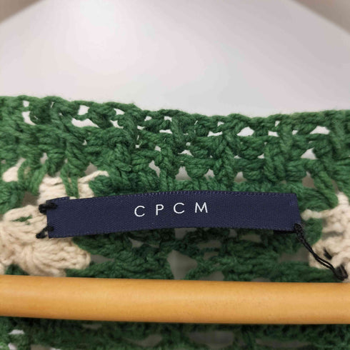 シーピーシーエム CPCM クロシェ編みカーディガン レディース