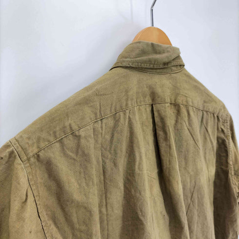シングルステッチ ミリタリー プルオーバー S/S サファリシャツ メンズ 39