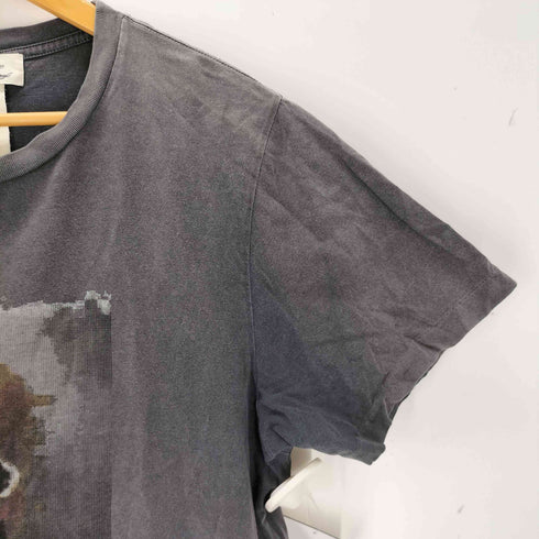 レミレリーフ REMI RELIEF アーティスト メガネモザイクアートプリント 半袖Tシャツ メンズ XL