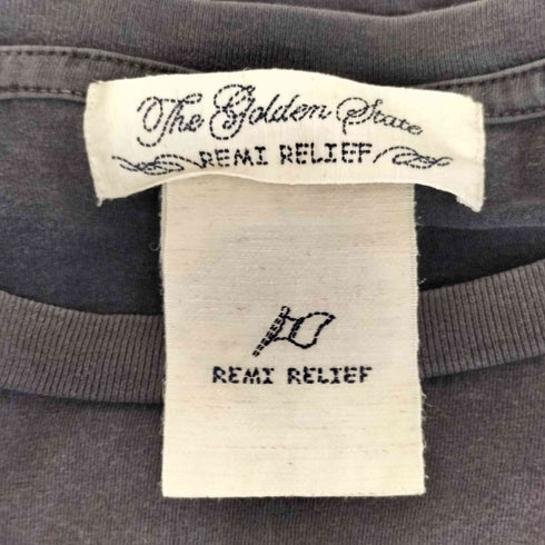 レミレリーフ REMI RELIEF アーティスト メガネモザイクアートプリント 半袖Tシャツ メンズ XL
