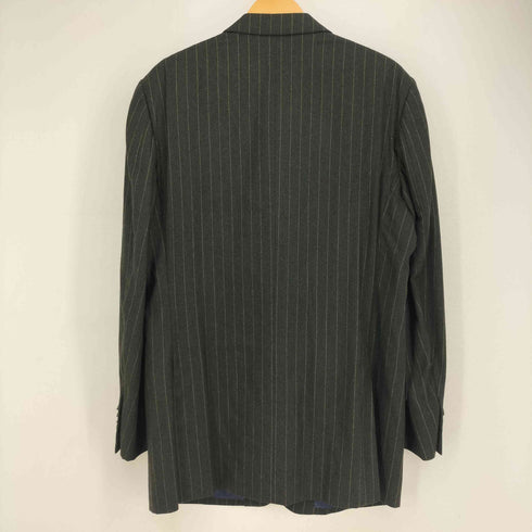 エトロミラノ ETRO MILANO イタリア製 3B ストライプ柄 テーラードジャケット スラックスパンツ セットアップ メンズ 54