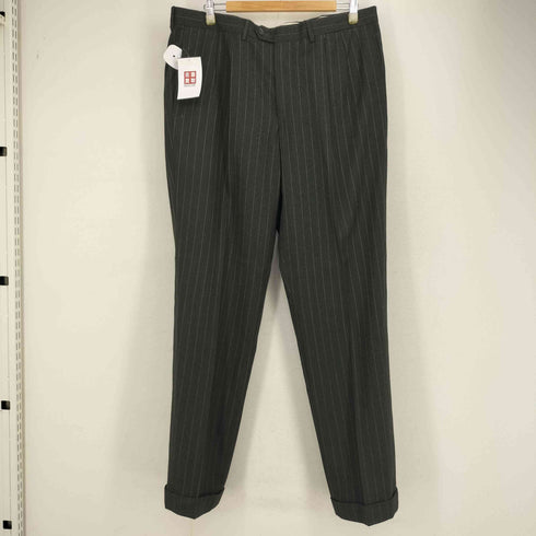 エトロミラノ ETRO MILANO イタリア製 3B ストライプ柄 テーラードジャケット スラックスパンツ セットアップ メンズ 54