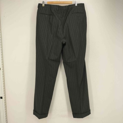 エトロミラノ ETRO MILANO イタリア製 3B ストライプ柄 テーラードジャケット スラックスパンツ セットアップ メンズ 54