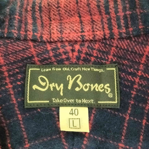 ドライボーンズ Dry Bones チェック柄フランネルシャツ メンズ 40