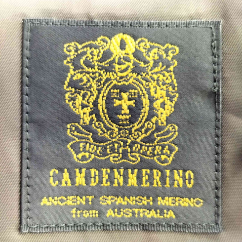camdenmerino 金ボタン 紺ブレ テーラードジャケット メンズ
