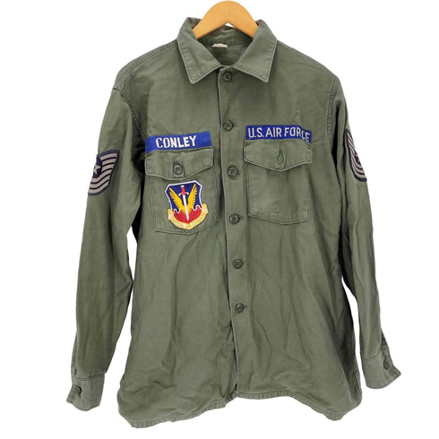 ユーエスアーミー U.S. ARMY 60-70s OG-107 AIR FORCE ユーティリティシャツ メンズ