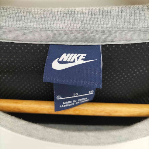 ナイキ NIKE スウォッシュ ワッペン ジッパー付き クルーネック スウェット メンズ import:XL
