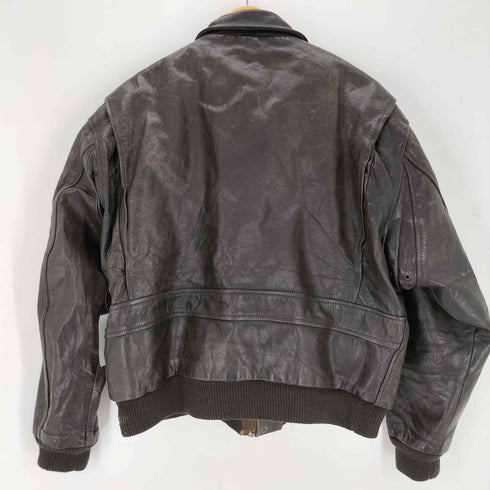 ショット Schott 80S USA製 ボアベストライナー付き A-2 レザーフライトジャケット メンズ 48