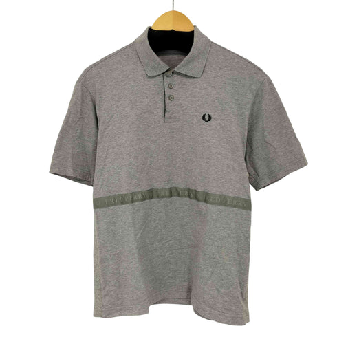 フレッドペリー FRED PERRY ロゴライン デザイン ポロシャツ メンズ JPN:S