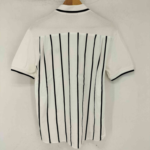 フレッドペリー FRED PERRY バックパネル ストライプ柄 鹿の子 ポロシャツ メンズ JPN:S