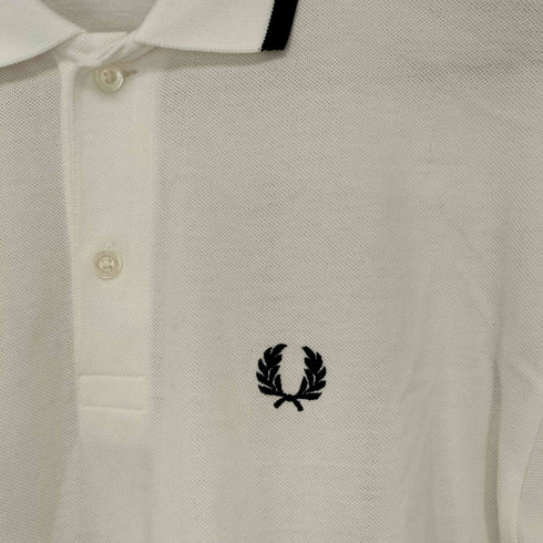 フレッドペリー FRED PERRY バックパネル ストライプ柄 鹿の子 ポロシャツ メンズ JPN:S
