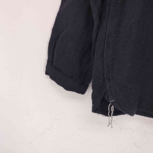 オアスロウ orSlow リネン ウール ノーカラー シャツジャケット メンズ JPN:1