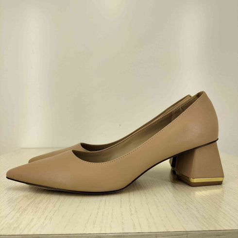チャールズアンドキース CHARLES&KEITH トラペーズヒールパンプス レディース JPN:24.5