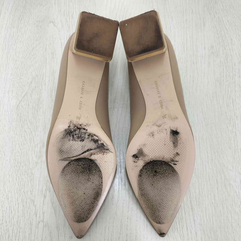 チャールズアンドキース CHARLES&KEITH トラペーズヒールパンプス レディース JPN:24.5