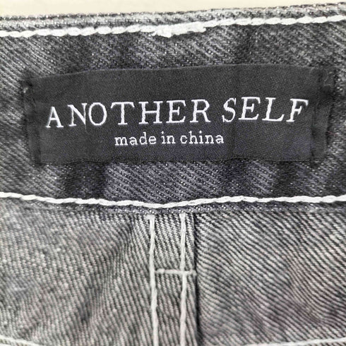 ANOTHER SELF アナザーセルフ パッチワークデザイン ダメージ加工 デニム パンツ cool レディース M