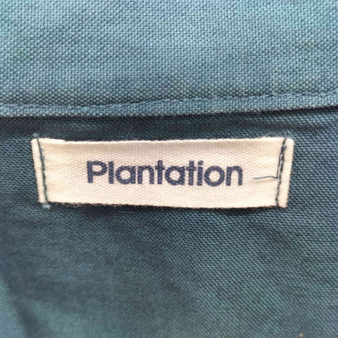プランテーション Plantation コットンリネン オープンカラー シャツジャケット レディース JPN:M