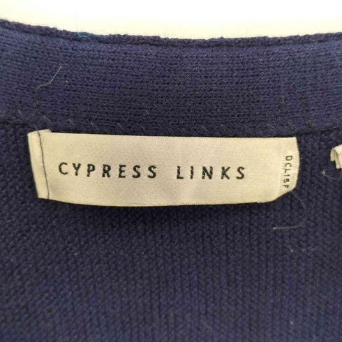 CYPRESS LINKS 90s USA製 アクリル カーディガン メンズ import:XL