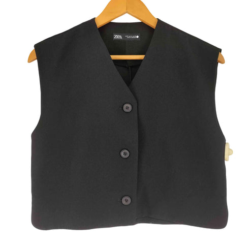 ザラ ZARA クロップド ベスト レディース JPN:M