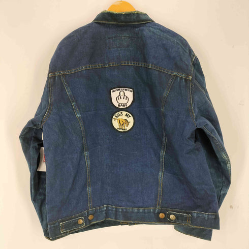 TOLQ トルク Trompe L'oeil Printed Jacket トロンプルイユ 転写 デニムジャケット メンズ 42