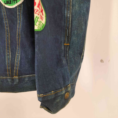 TOLQ トルク Trompe L'oeil Printed Jacket トロンプルイユ 転写 デニムジャケット メンズ 42