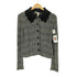 ベラペレ VERA PELLE MADE IN ITALY イタリア製 レース カラー ツイード チェック クロップド ジャケット レディース EUR:42
