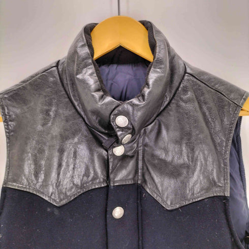 ガイジンメイド GAIJIN MADE ヒマラヤ レザー切替 ダウンベスト メンズ 1