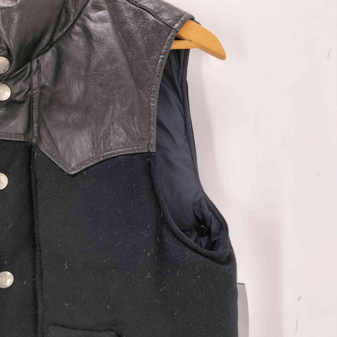 ガイジンメイド GAIJIN MADE ヒマラヤ レザー切替 ダウンベスト メンズ 1