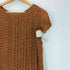 シビラ Sybilla SILK 100% 絹 シルク 総柄 水玉 ドット マーブル プリーツ デザイン ワンピース レディース import:M