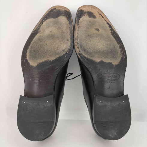 Trading Post 13576 プレーントゥ パンチング レザー シューズ メンズ JPN:41