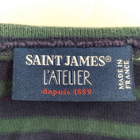 セントジェームスアトリエ SAINT JAMES LATELIER フランス製 ボーダー バスクシャツ メンズ 5 GPON