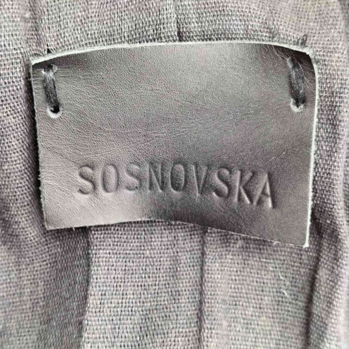 ソスノブスカ SOSNOVSKA ウール ノーカラージャケット メンズ JPN:S