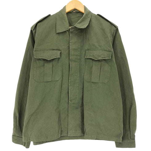 ベルギーアーミー Belgian army 70S 1975 ベルギー軍 M-64 フィールドシャツ メンズ 40