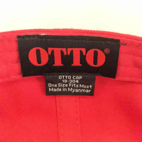 オット otto クロス刺繍 6パネルキャップ メンズ
