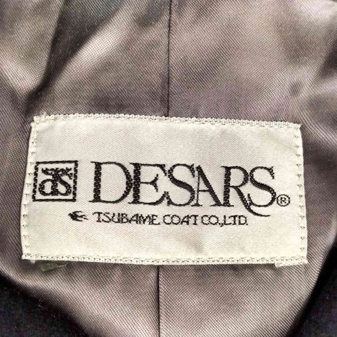 カシミヤ100% DESARS ステンカラーコート メンズ 94A6