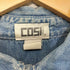 COSI I'UOMO 90s USA製 ライトデニム ボタンダウン 長袖 ワークシャツ ダンガリーシャツ メンズ import:M