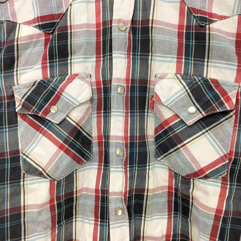 リーバイス Levis 00S Red Tab ウエスタン フランネル チェック 長袖シャツ メンズ import:L